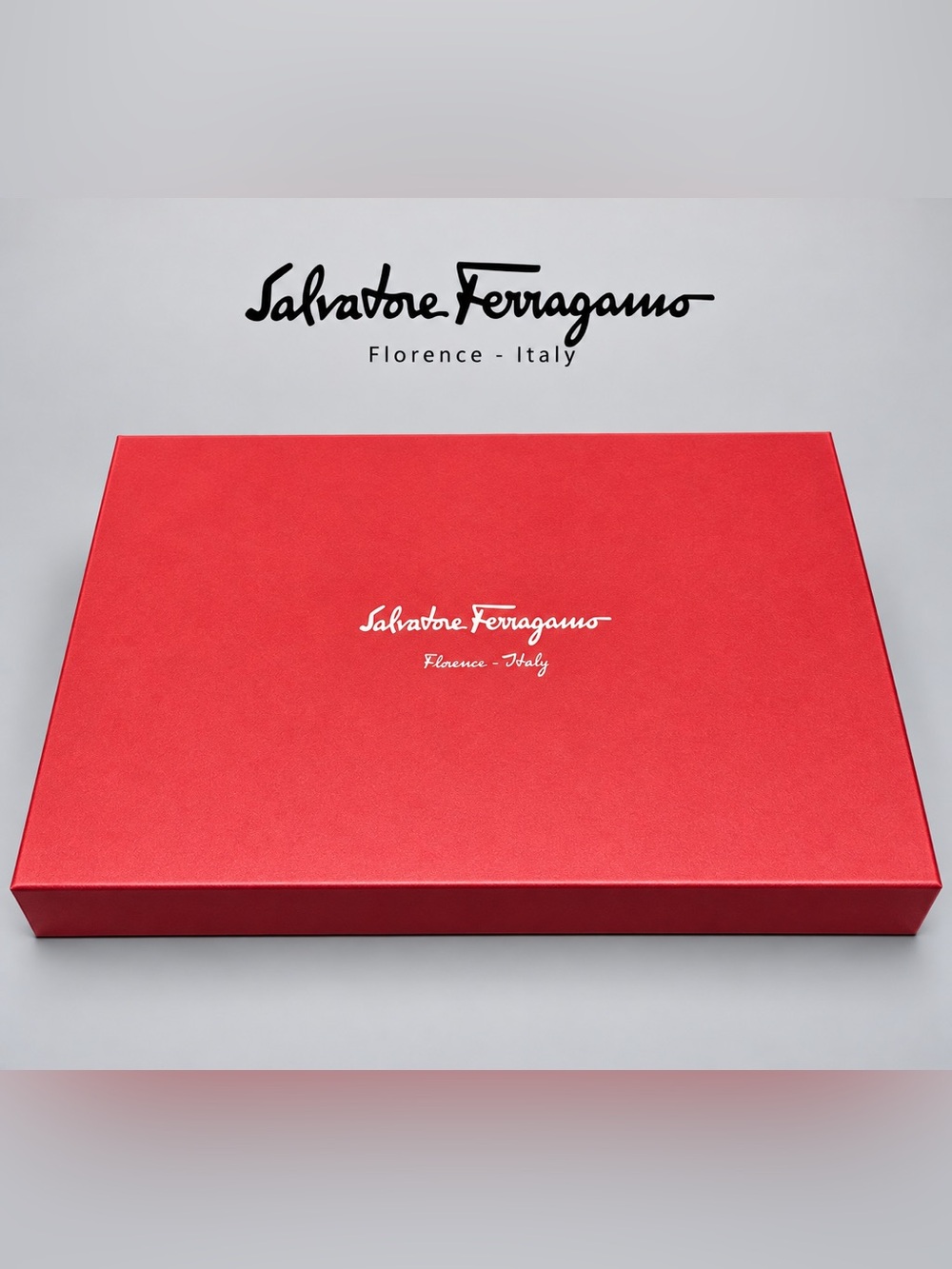 Salvatore Ferragamo Boutique Gift Box – Padded Interior – Made in Italy